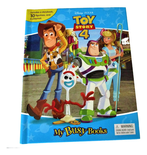 Libro Infantil Figuras Disney Toy Story 4 -3 Años En Adelant