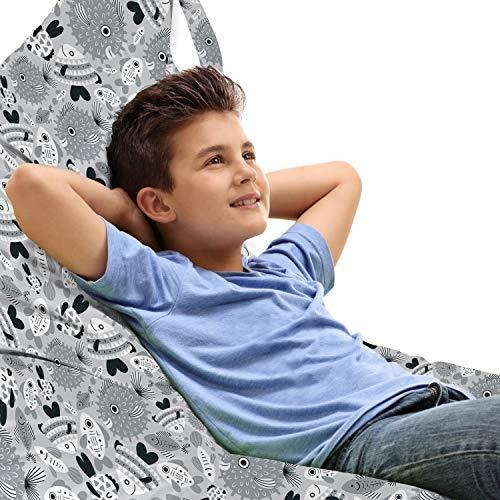 Silla Exterior Para Niño Ambesonne Muted Colors Lounger Chai