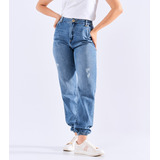 Jean Para Mujer Tipo Jogger Con Proceso Rotos Derek