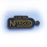 Emblema Logotipo Amplificador Meteoro Nitrous