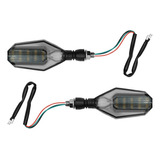 Direccionales Moto Led Gel Ambar Universales Cuernos