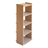 Mueble Organizador De Zapatos De 3 Niveles En Madera Calzado