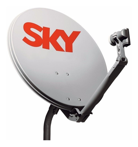 Antena Sky 60cm Ku Completa+10 Mts De Cabo+lnb Frete Gratis