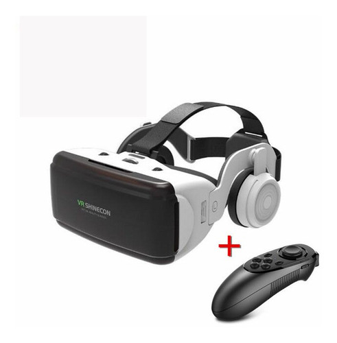 Vr Realidad Virtual 3d Lentes Audífonos Gamepad Para Smartp