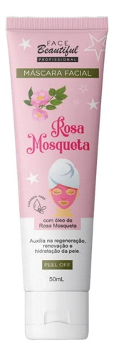 Máscara Faciai Para Pele Todos Tipo De Pele Face Beautiful Mascara Rosa Mosqueta Facial 100% Puro Oleo Hidratante Profissional Mascara Facial Rosa Mosqueta 50g Y 50ml