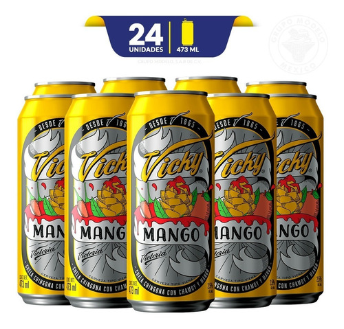 Cerveza Victoria Mango 24 Latas 473ml