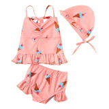 Bikini Para Bebés Y Niñas, Traje De Baño, Traje De Baño, Pan