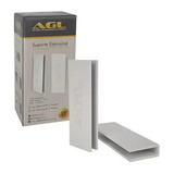 Suporte Eletroima P/ Porta De Vidro Encaixe Em U Branco Agl