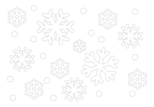 Copos De Nieve Navideños Reutilizables Para Cristales 215pza