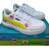 Tenis Puma Evolve Bob Esponja Correr Jovenes 390869-01