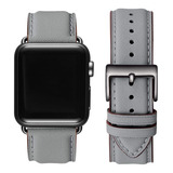 Correa De Piel Cuero Compatible Apple Watch Series 5 4 3 2 1