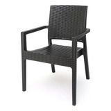 Sillon Individual Exterior Milano - Prestigio Color Negro