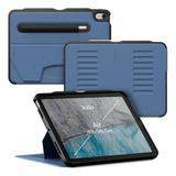 Funda C/teclado Zugu iPad Air 4/5g 2020-2022 Slate Blue