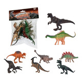 Dinosaurios De Goma Rellenos Set X3 Figuras 12cm Juguete