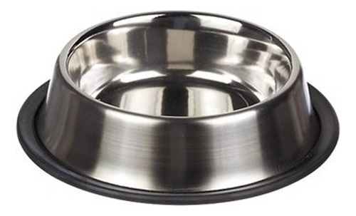 Plato Comida Agua Acero Inox Mascota Perro Gato 34 Cm - Ar