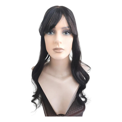 Franjão Capilar Cabelo Humano Silk Top 55cm Mylla Castanho Claro
