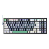 Teclado Gamer Machenike K500-b94 Machenike Red Com Luz Rgb