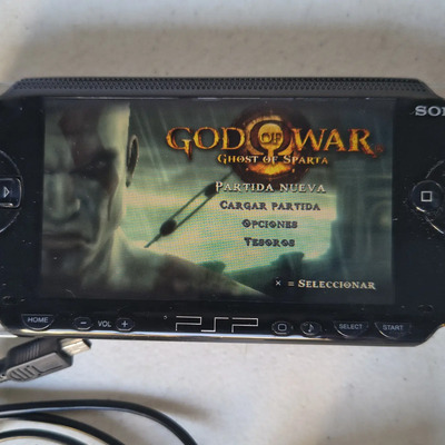 Sony Psp Modelo -1001 Negro Con Juegos En Sd De 64gb Negro