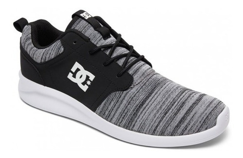 Zapatillas Dc Shoes Modelo Midway Negro Gris! Coleccion 19