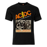 Remera Estampada Varios Diseños Rock Ac/dc Australia 1976