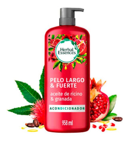 Acondicionador Herbal Essences® Aceite Ricino Granada 958ml