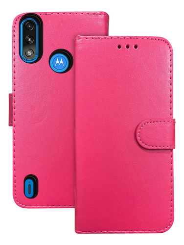 Carcasa Para Motorola Flipcover Premium Elegante Unicolor