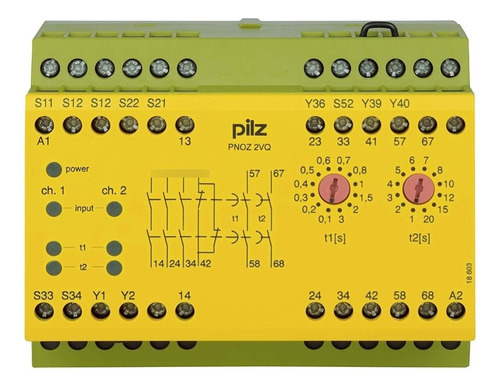 774013 Pilz Pnoz 2vq 24vdc 3n/o 1n/c 2n/o T Borne De Tornill