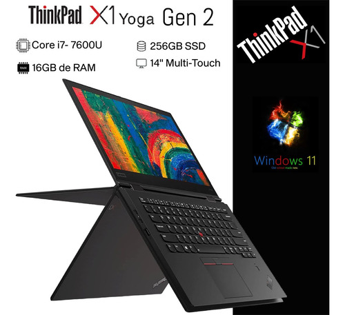Lenovo Thinkpad X1 Yoga 2nd Gen Touch I7 7th 16ram 256ssd
