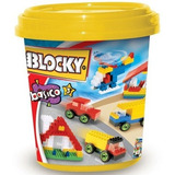 Balde Blocky Basico 3 Bloques 200 Piezas Original 