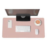 Mouse Pad 70x30cm Deskpad Tapete De Mesa Escritorio Gamer Cor Rosa