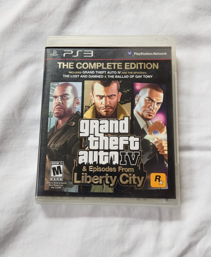 Gta Iv & Episodes From Liberty City -  Ps3 Físico