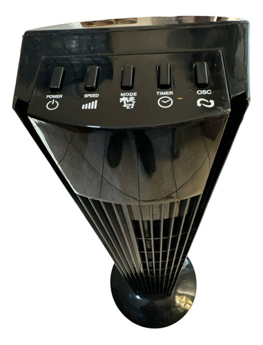 Ventilador Torre 90cm Silencioso Giratorio Control Remoto
