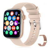 Reloj Inteligente Mujer Moda Doble Banda Smartwatch Amoled