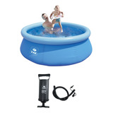 Kit Piscina Infantil Inflável Redonda Portátil 2700l + Bomba