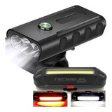 Kit Farol Lanterna Traseira Luz Led Para Bike Bicicleta K207