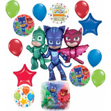 Pj Masks   Para Fiestas De Cumpleaños 14 Piezas Catboy...