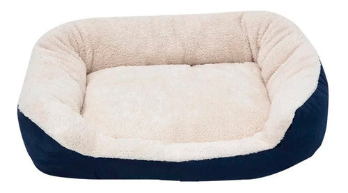 Cama Para Perro Cama Mascotas Mediana Rosa O Azul Color Azul