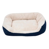 Cama Para Perro Cama Mascotas Mediana Rosa O Azul Color Azul