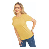 Blusa Casual Mujer Amarilla 913-30