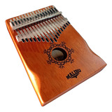 Kalimba Malibu Kb50 Mahogany Dó 17 Notas Bag E Acessórios