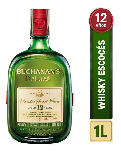 Whisky Buchanan's Deluxe 1000ml - Ml A - mL a $189