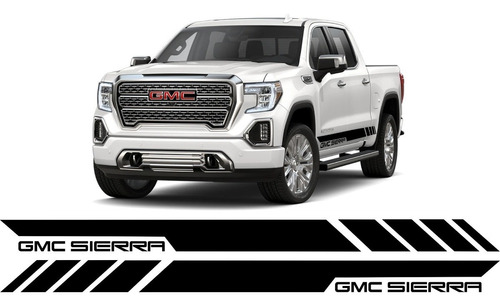 Sticker Calca Franjas Laterales Gmc Sierra