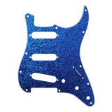 Pickguard Para Guitarra Eléctrica Strato Strat -blue Sparkle