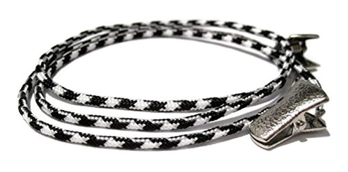 Atlanyards Blanco Y Negro Paracord Porta