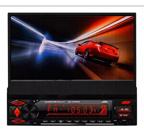 Radio Jdl 1840 Motorizado Usb Bluetooth Pantalla 7  Pulgadas