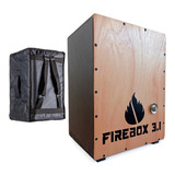 Firebox 3.1 Cajon + Funda Dual Peruano Flamenco Doble Sonaja