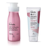 Set Natura Crema Cuerpo+crema Nutritiva Prebiótica Mora Roja