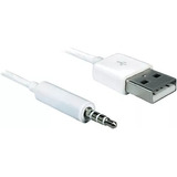 Cable Usb Compatible iPod Shuffle 3,5 Mini Plug Carga Datos 