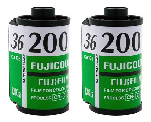 Fujifilm Fujicolor C200 36 Apresenta Filme Negativo De 35 Mm