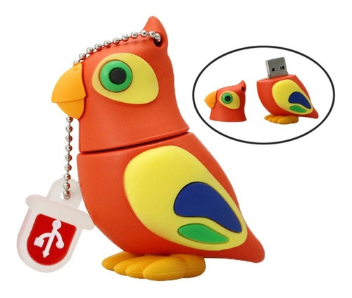 Memoria Usb 32gb Diseño Forma Figura Pájaro